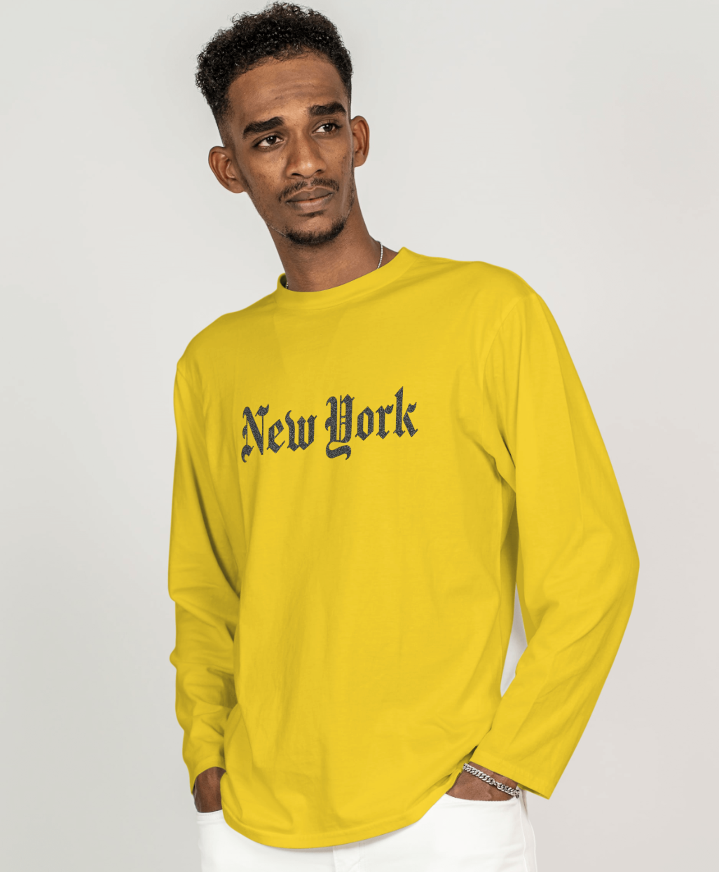 New York Sweatshirt in Old English Font