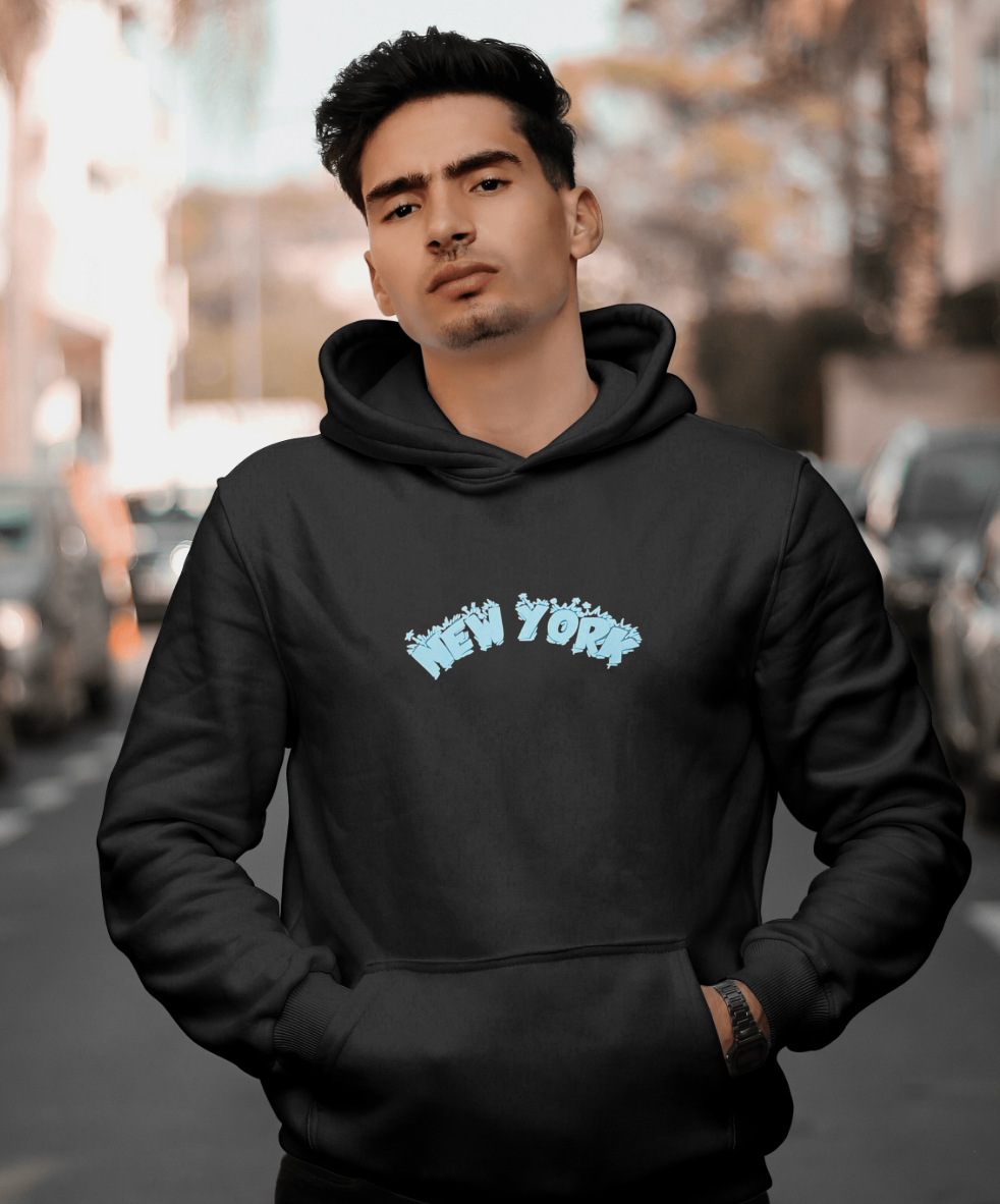 New York hoodie Blue Flame Edition