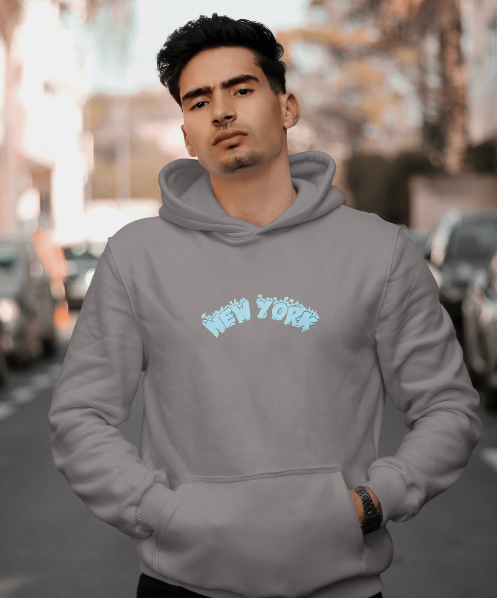 New York hoodie Blue Flame Edition