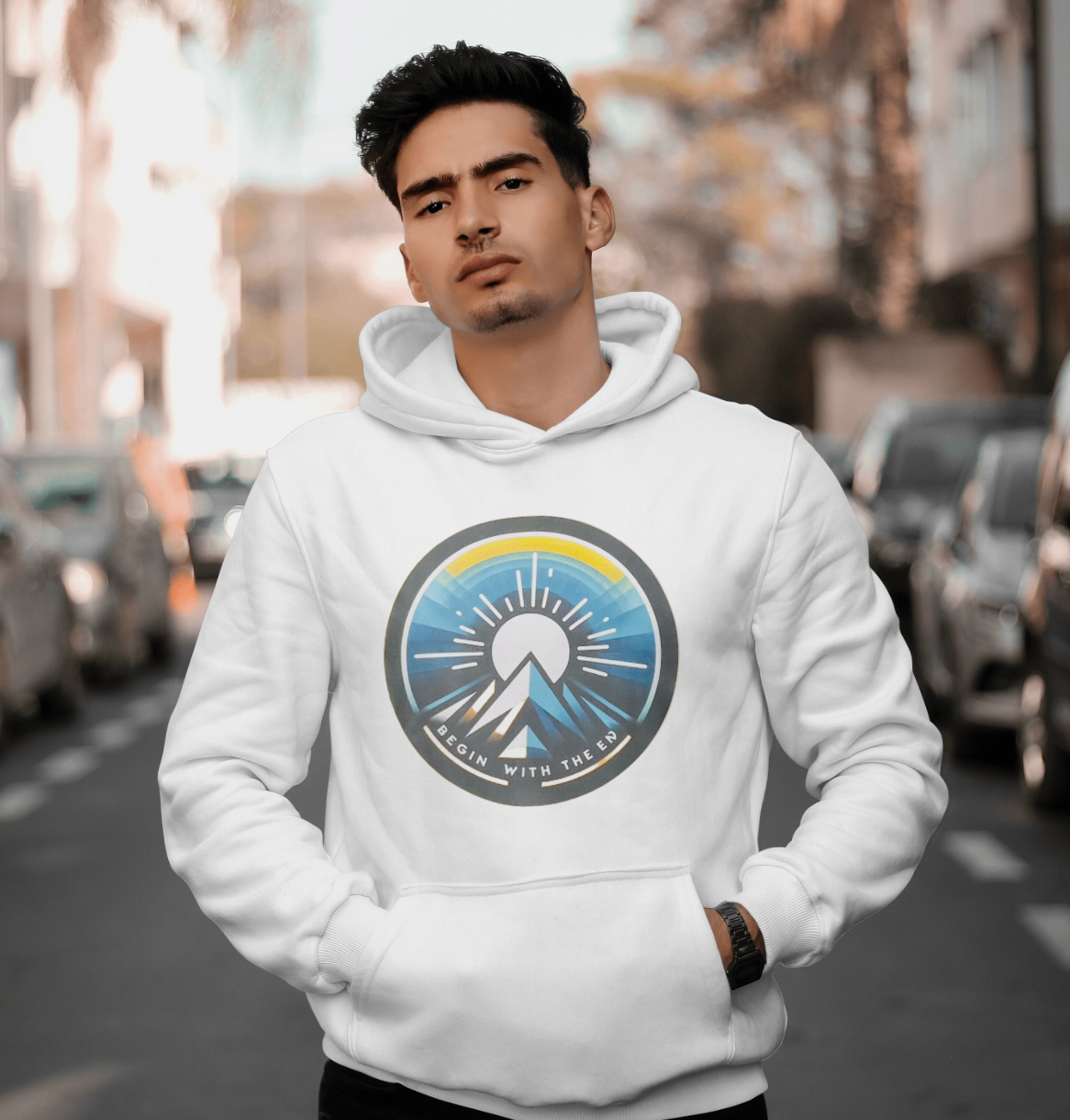 Begin with the End Hoodie