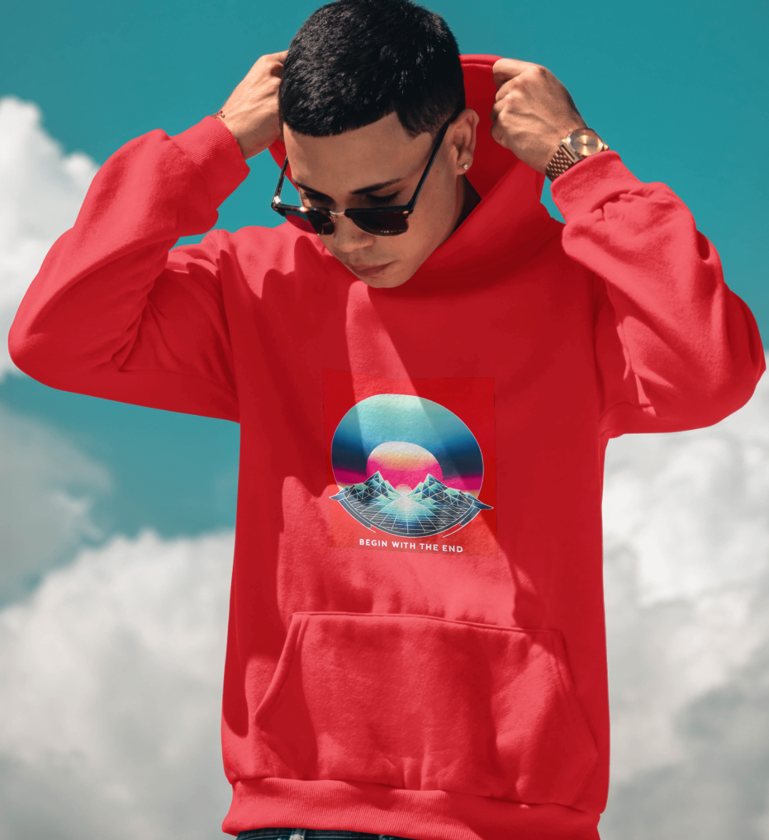 Begin with the End Hoodie #5