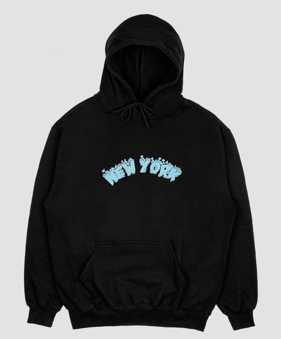 New York hoodie Blue Flame Edition