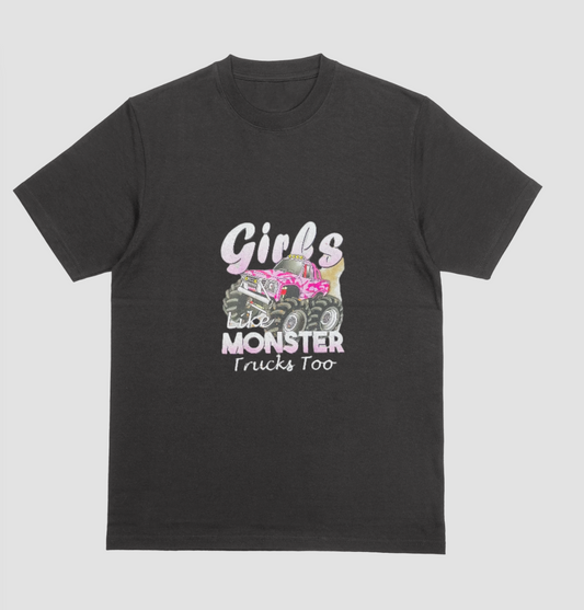 Girls Like Trucks - Kid's T-shirt