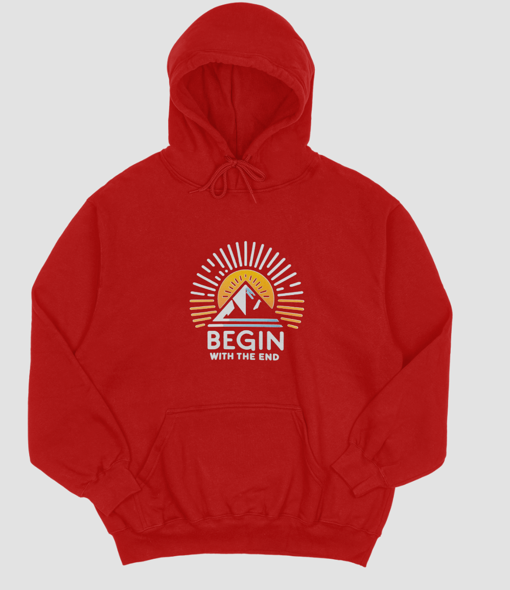 Begin with the End Hoodie#9