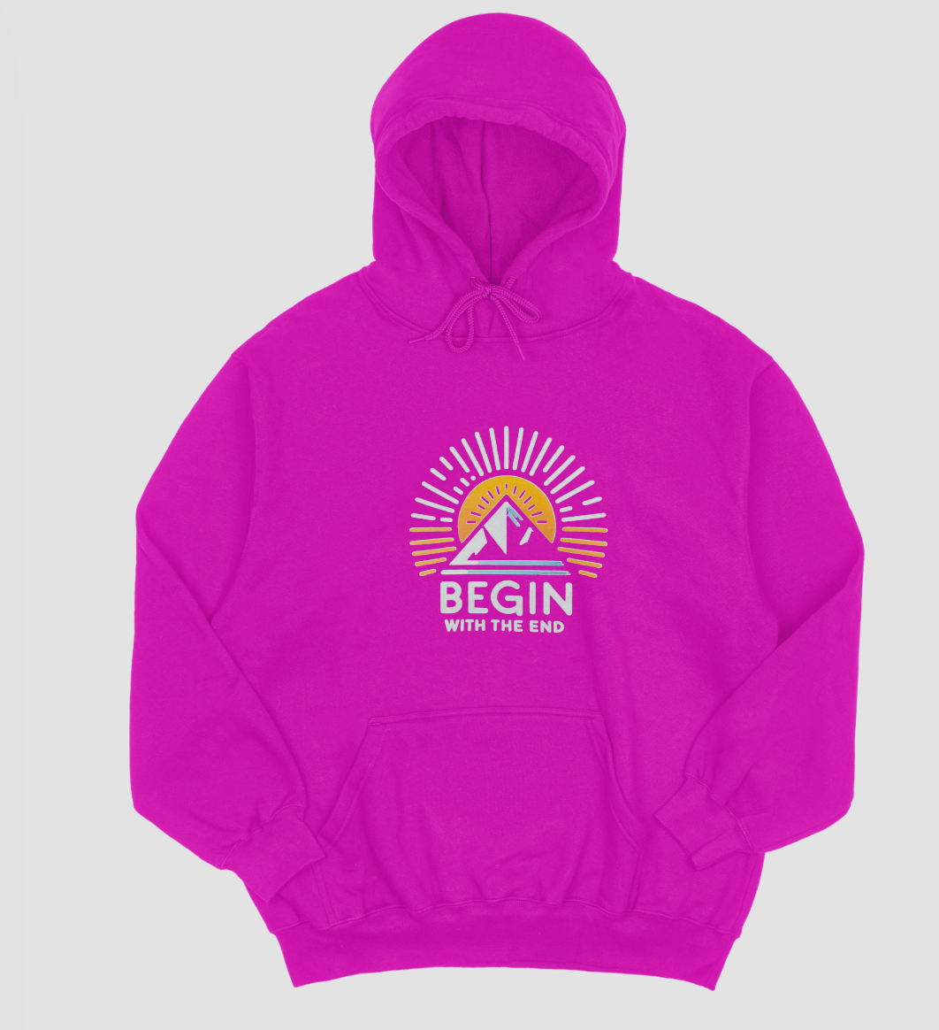Begin with the End Hoodie#9
