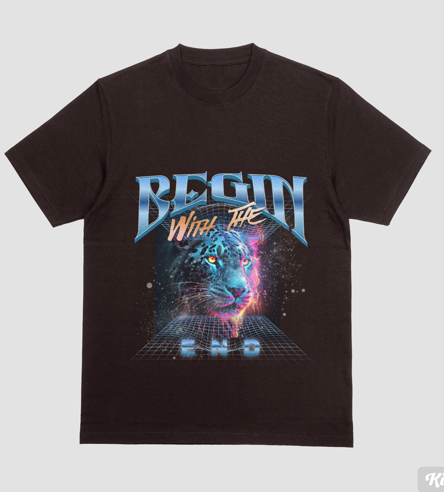 Begin with the End T-shirt (Lion Edition)