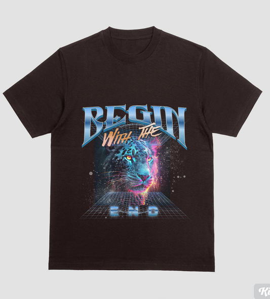 Begin with the End T-shirt (Lion Edition)