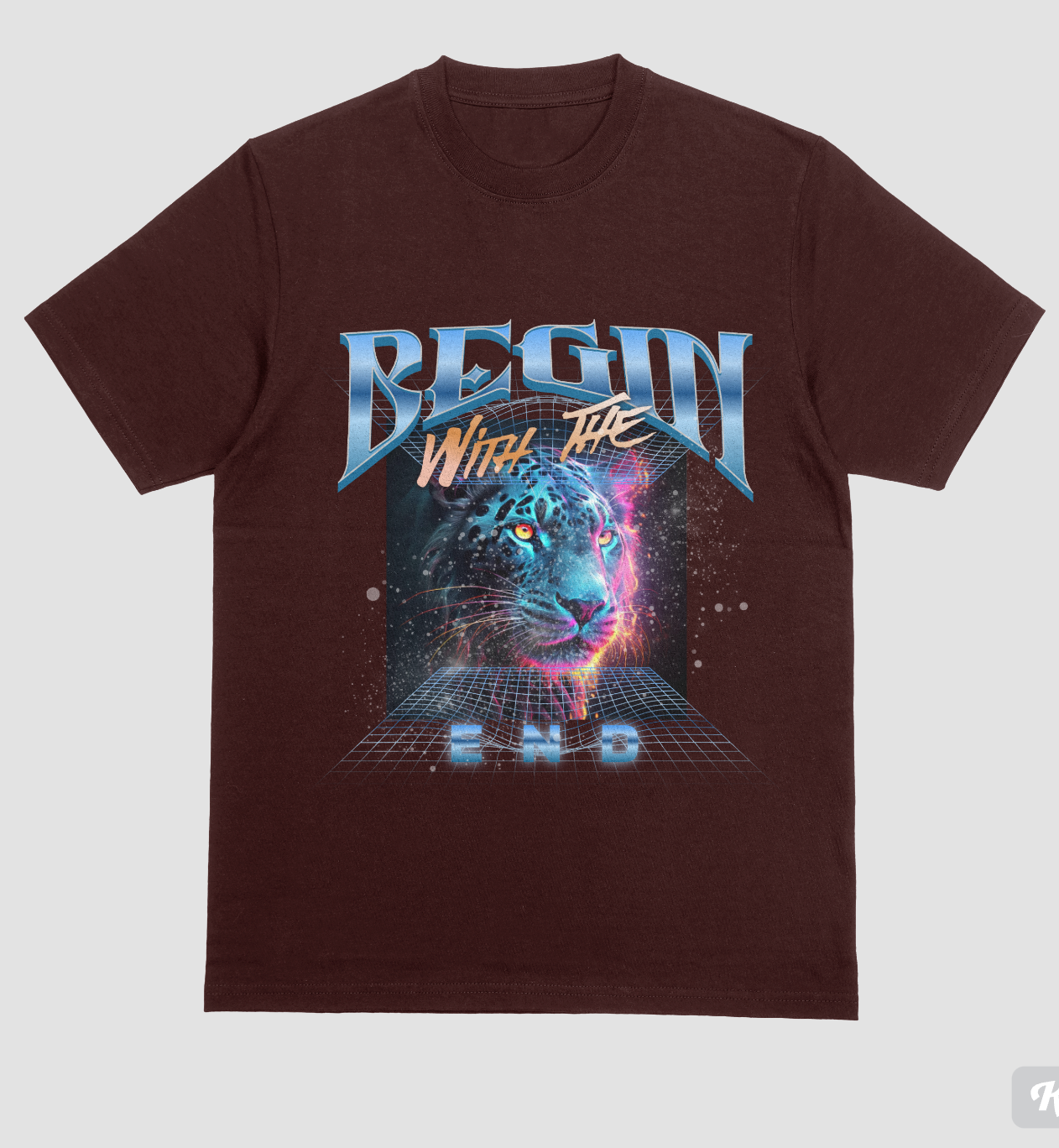 Begin with the End T-shirt (Lion Edition)