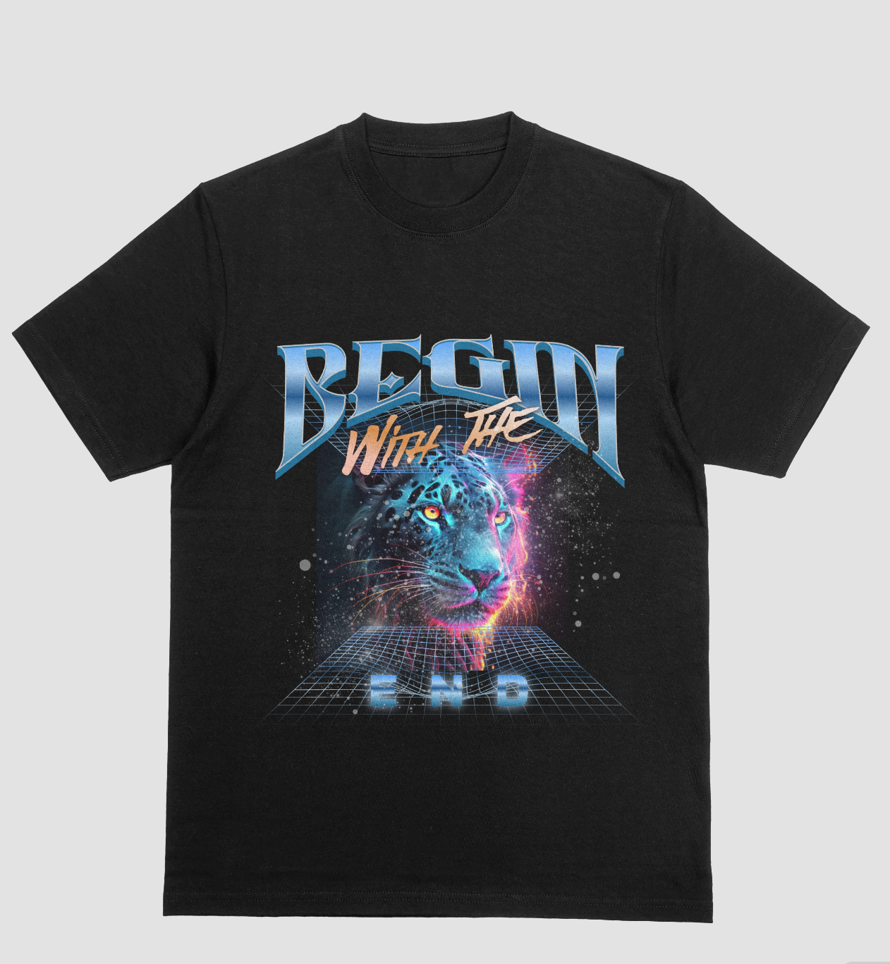 Begin with the End T-shirt (Lion Edition)