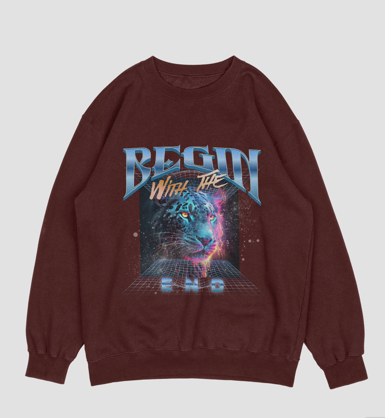 Begin with the End  Sweatshirt (Lion Edition)