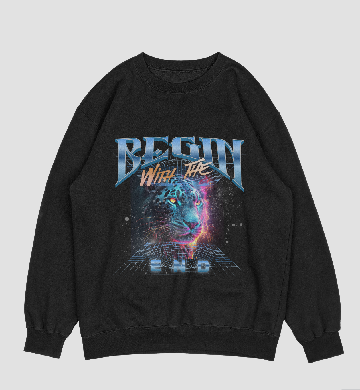 Begin with the End  Sweatshirt (Lion Edition)